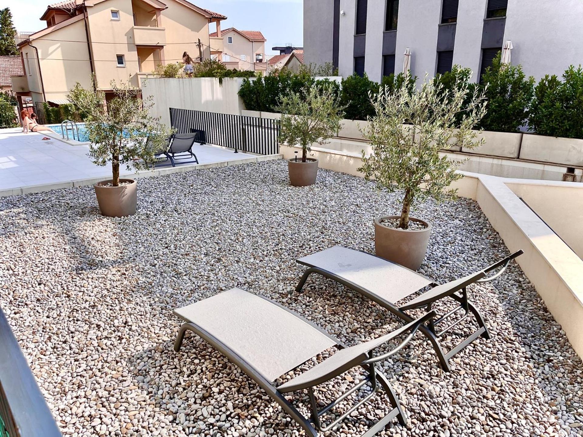 Fides Stylish Apartments Tivat With Pool Exterior photo